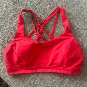 Lululemon Energy Bra size: 8 color: red